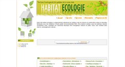 Desktop Screenshot of habitat-ecologie.com